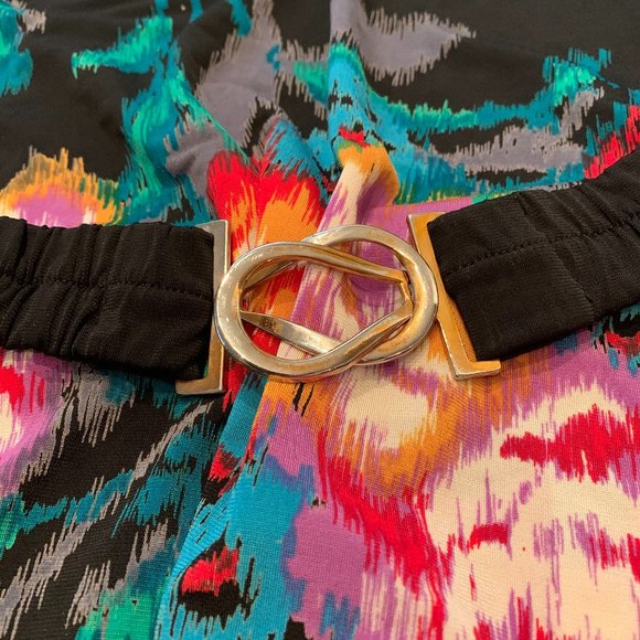 Aritzia Abstract Floral Print Mini Dress - Picture 4 of 11